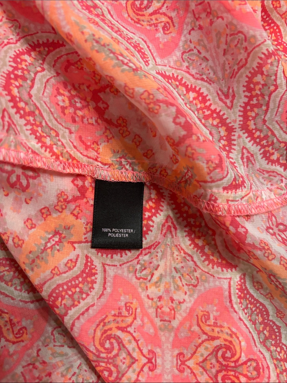 Victoria’s Secret Paisley Sheer Blouse - Picture 8 of 9
